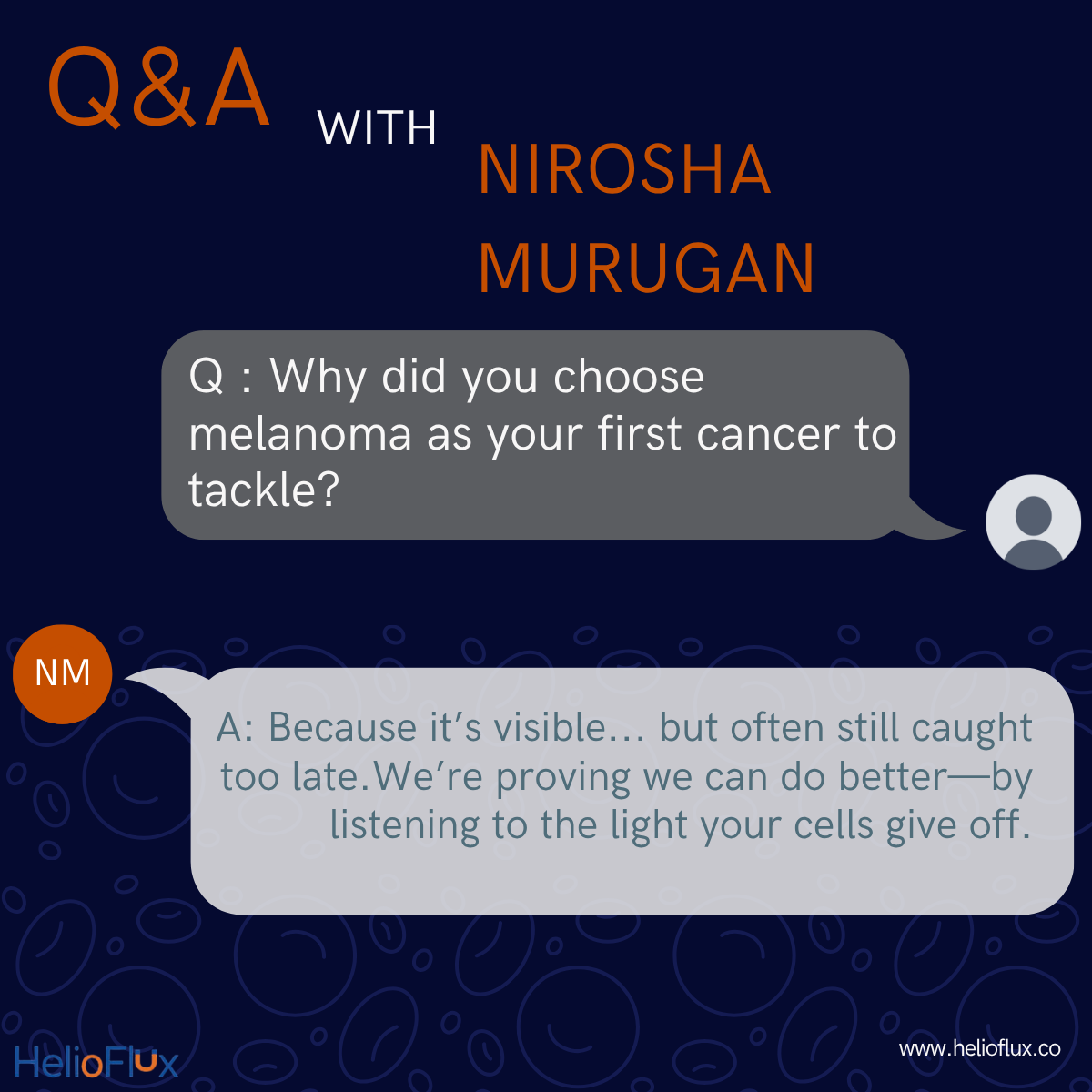 HelioFlux Q&A example for audience questions